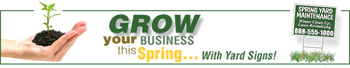 Cheap Yard Signs Great for Advertising