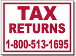 Design TAX01 Tax Sign Design