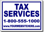 Style Tax02 Tax Sign Design