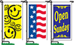 Ground Banners for Retail Stores, Auto Dealers, Real Estate, Special Events
