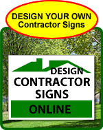 Contractor Signs Design Online