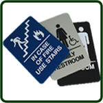 Stock Braille Signs for fast shipment.