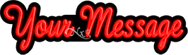 Custom Contour One Color Neon Sign