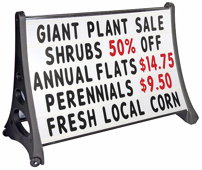 Ultimate QuickLoad Roadside Message Board Sign