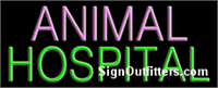 Animal Hospital Neon Sign - Regular Design