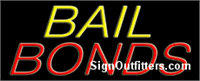 Bail Bonds Neon Sign - Regular Design