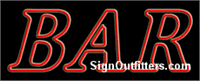 Bar Neon Sign - Regular Design
