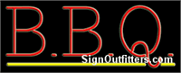 B.B.Q. Neon Sign - Regular Design