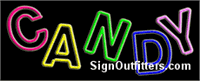 Candy Neon Sign - Regular Design
