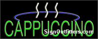 Cappuccino Neon Sign - Regular Design