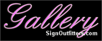 Gallery Neon Sign - Regular Design