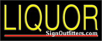 Liquor Neon Sign - Regular Design