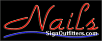 Nails Neon Sign - Regular Design