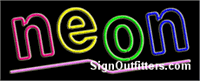 Neon Neon Sign - Regular Design