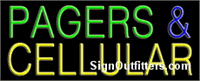 Pagers & Cellular Neon Sign - Regular Design