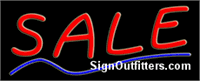 Sale Neon Sign - Regular Design