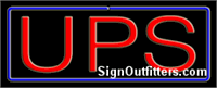 UPS Neon Sign - Regular Design