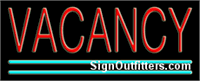 Vacancy Neon Sign - Regular Design