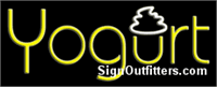Yogurt Neon Sign - Regular Design