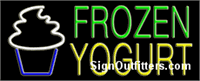 Frozen Yogurt Neon Sign - Regular Design