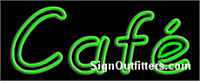 Cafe Neon Sign - Regular Design