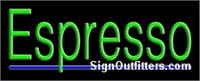 Espresso Neon Sign - Regular Design