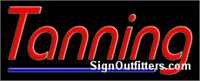 Tanning Neon Sign - Regular Design