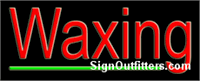 Waxing Neon Sign - Regular Design