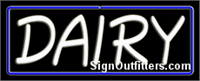Dairy Neon Sign - Regular Design