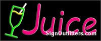 Juice Neon Sign - Regular Design