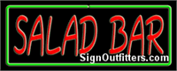 Salad Bar Neon Sign - Regular Design