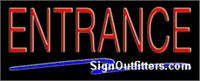 Entrance Neon Sign - Regular Design