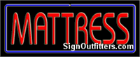 Mattress Neon Sign - Regular Design