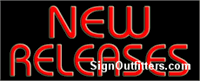 New Releases Neon Sign - Regular Design