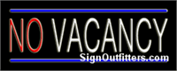  No Vacancy Neon Sign - Regular Design