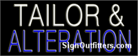 Tailor & Alteration Neon Sign - Regular Design