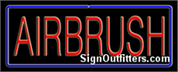 Airbrush Neon Sign - Regular Design