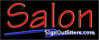 Salon Neon Sign - Regular Design