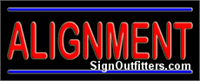 Alignment Neon Sign - Regular Design