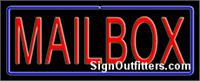 Mailbox Neon Sign - Regular Design