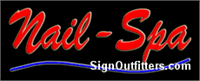 Nail-Spa Neon Sign - Regular Design