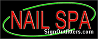 Nail Spa Neon Sign - Regular Design