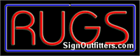 Rugs Neon Sign - Regular Design