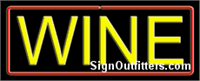 Wine Neon Sign - Regular Design
