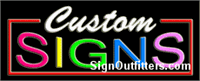 Custom Signs Neon Sign - Regular Design