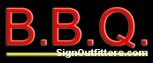 B.B.Q. Neon Sign - Economically Priced