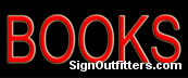 Books Neon Sign - Economically Priced