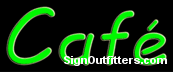 Cafe Neon Sign - Economically Priced