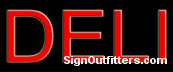 Deli Neon Sign - Economically Priced