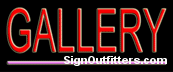 Gallery Neon Sign - Economically Priced